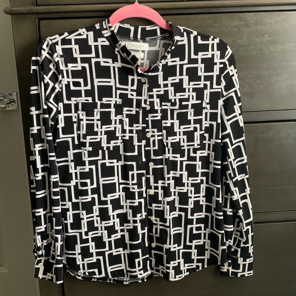 Van Heusen button down top